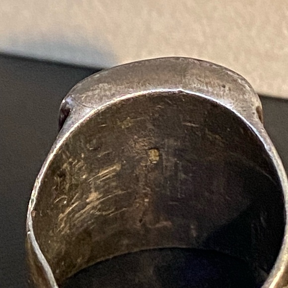 Vintage Men’s Navajo Ring Sz 9.5. - Picture 9 of 10